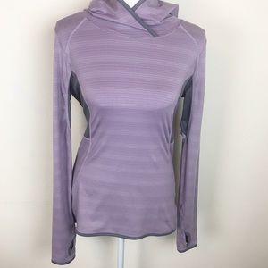 Mondetta Purple and Gray Athletic top with Hood